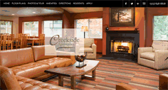 Desktop Screenshot of creekside-apt.com