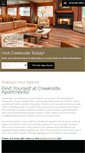 Mobile Screenshot of creekside-apt.com